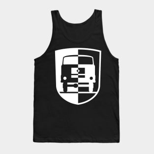 IFA Ludwigsfelde coat of arms (white) Tank Top